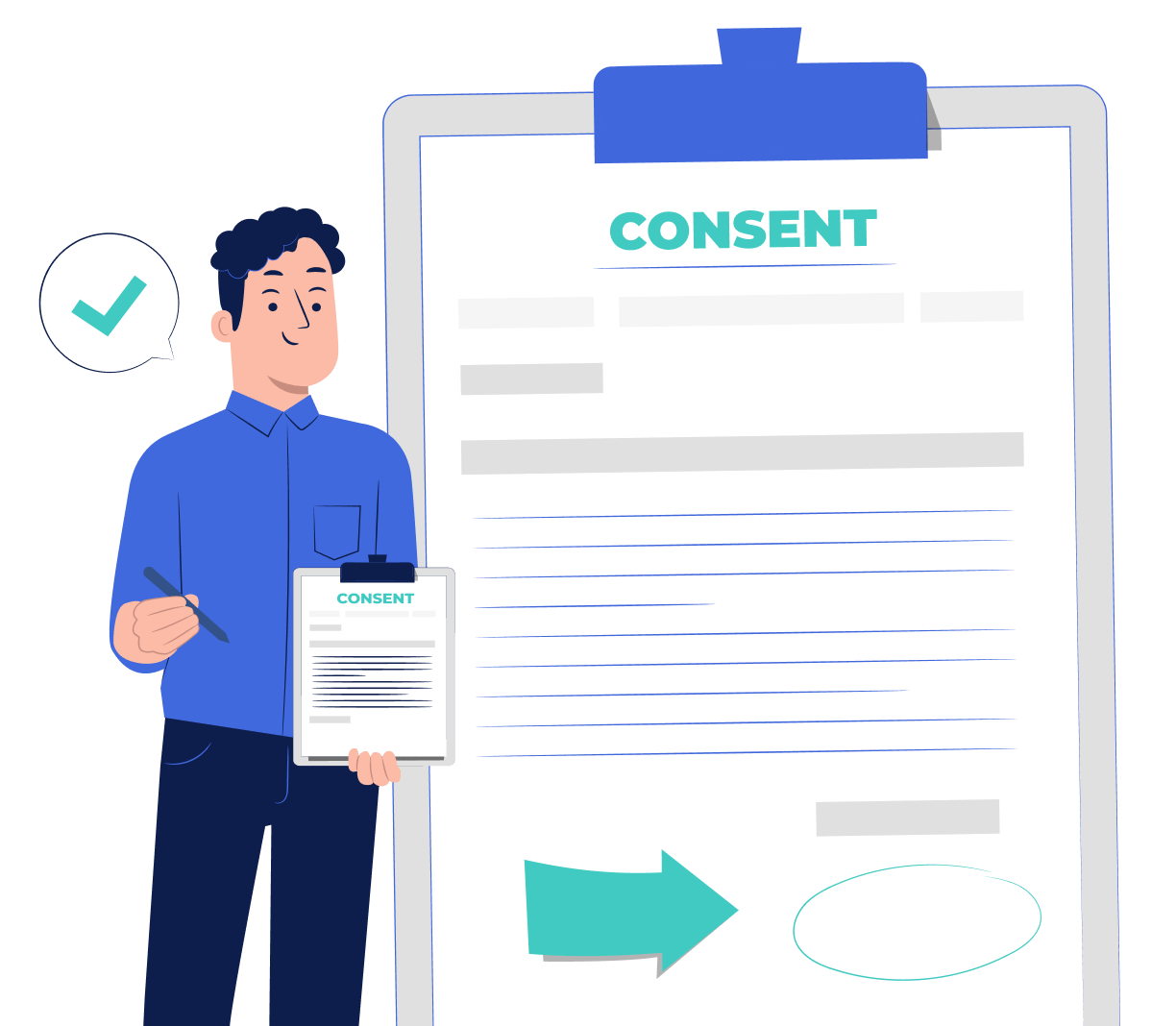 Consent Management Illustration