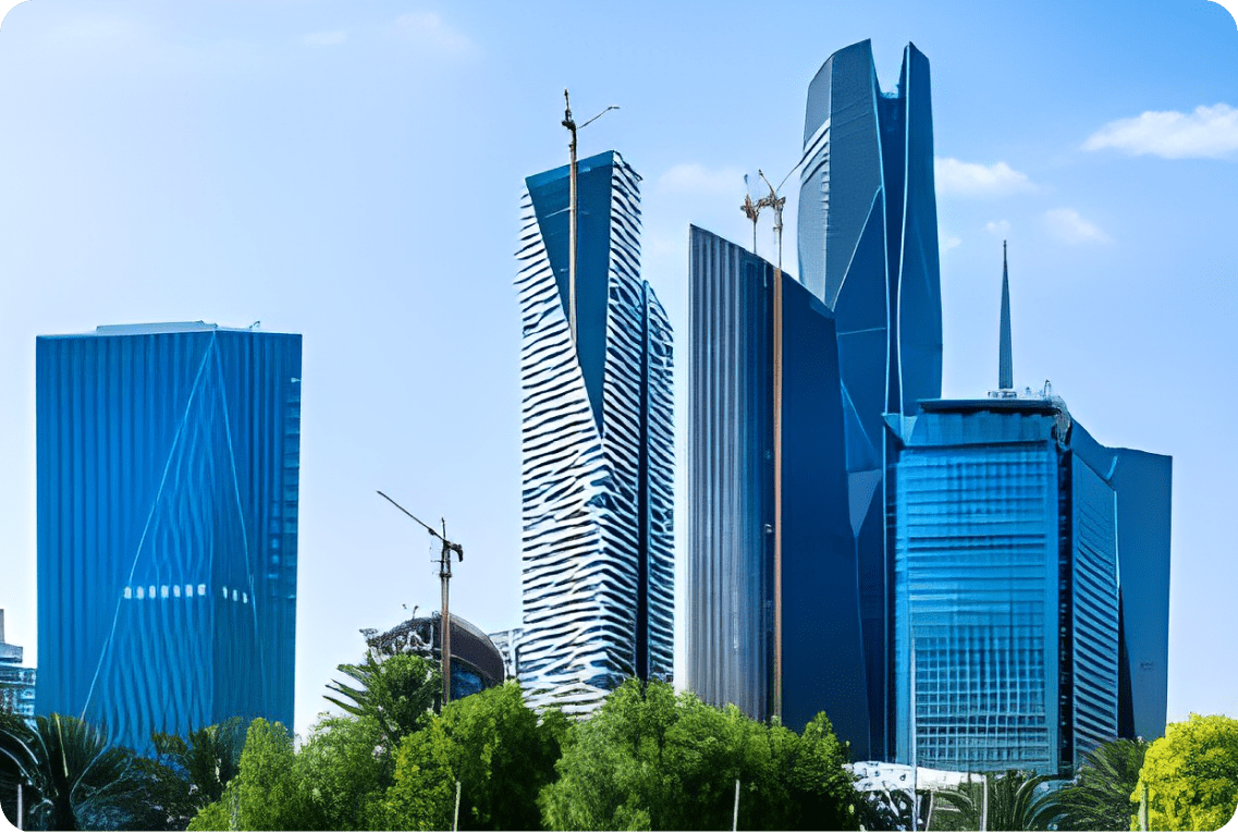 Illustration representing digital transformation in banking